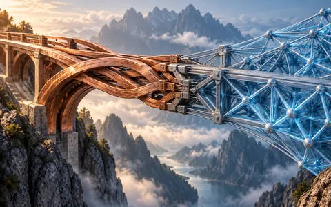 Conceptual illustration generated with ImageGen — A bridge between cryptographic worlds