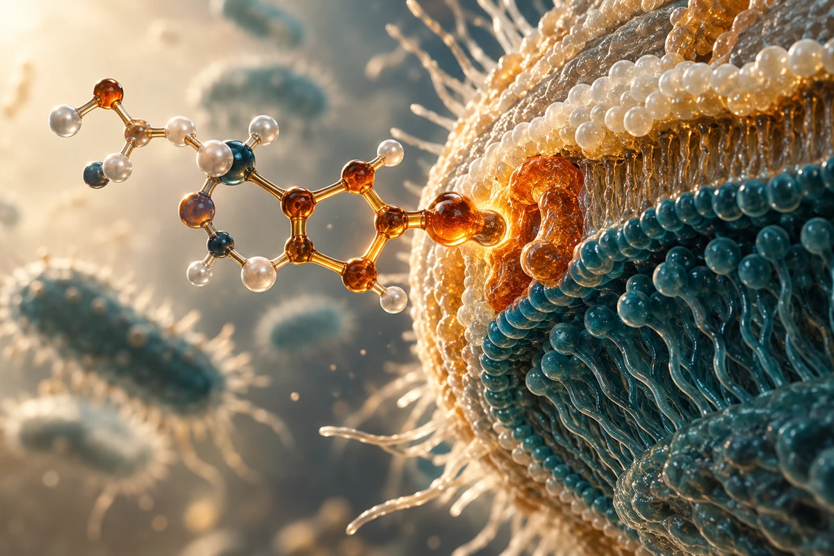 The evidence chain in AI antibiotic discovery: chemical space, interpretable structures, and preclinical validation — conceptual cover