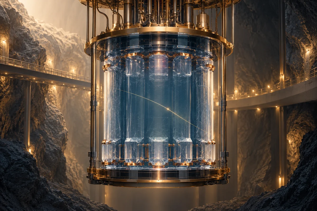 Conceptual editorial illustration for A Null Result with Structure: Exposure, Thresholds and Backgrounds in Dark-Matter Searches