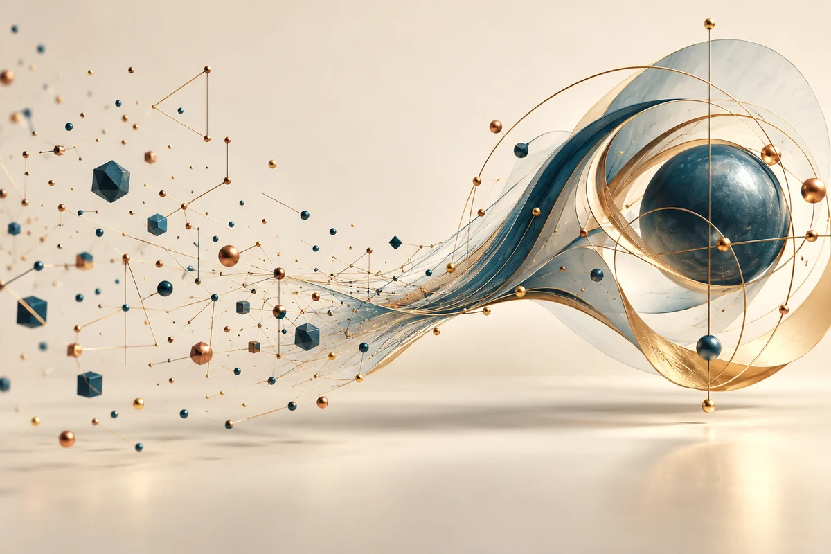 Conceptual editorial illustration for Discovering an Equation from Data: Sparse Structure, Hidden Variables and Experimental Design