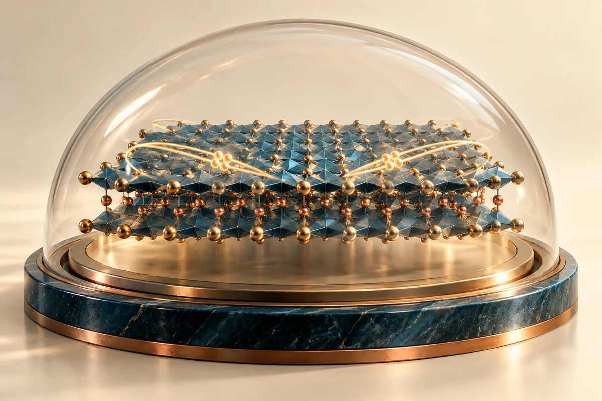 Conceptual editorial illustration for A Superconducting Signature Is a Chain of Evidence: Nickelates, Interfaces and Competing Explanations