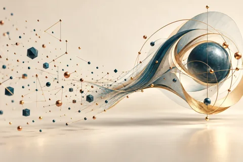 Conceptual editorial illustration for Discovering an Equation from Data: Sparse Structure, Hidden Variables and Experimental Design