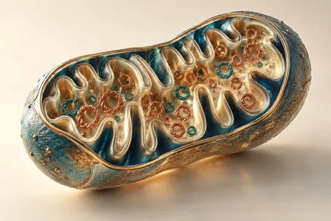 Conceptual editorial illustration for Genomes within Cells: Drift, Selection and the Measurement of Mitochondrial Heteroplasmy