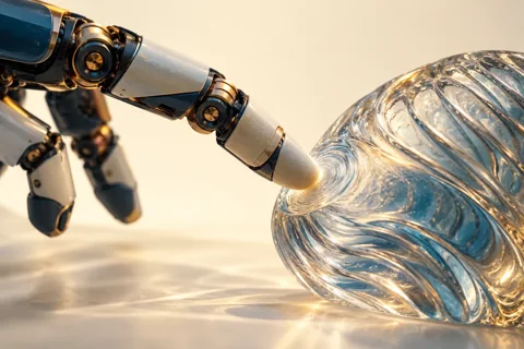 Conceptual editorial illustration for Touch as an Active Measurement: Tactile Robotics, Contact Ambiguity and Robust Manipulation